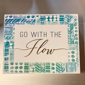 Go With The Flow Decorative Wall Art